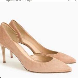 J Cew Lucie suede beige pumps size 9